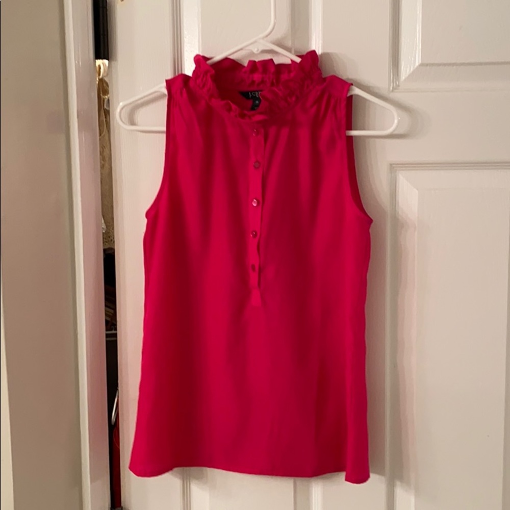 Jcrew sleeveless blouse